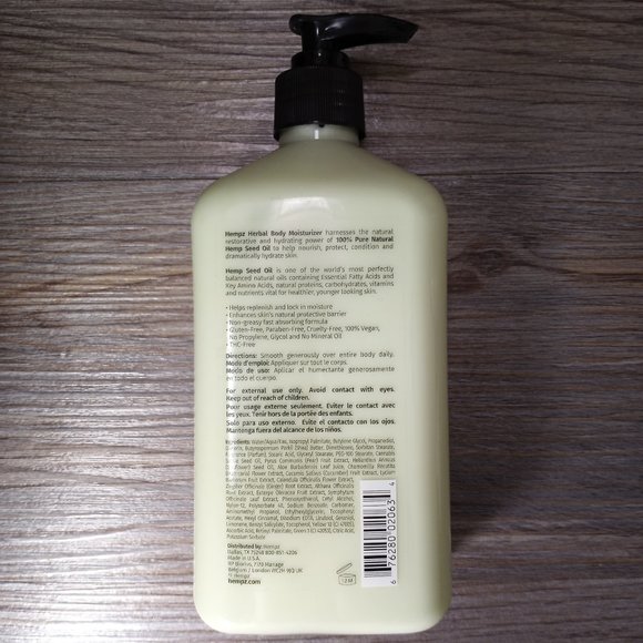 Hempz Green Tea & Asian Pear 17oz - Picture 5 of 6